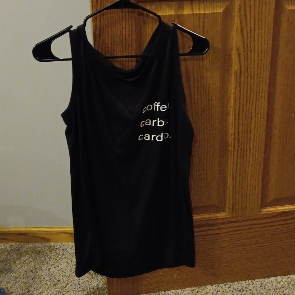 coffee. carbs. cardio. WOMEN'S TANK TOP